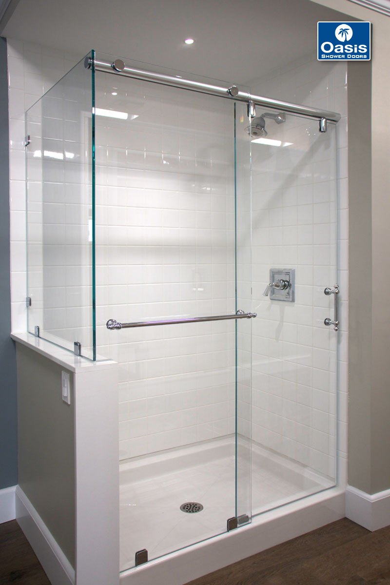 Frameless By-Pass & Sliding Shower Doors | Oasis Shower Doors | Boston, MA