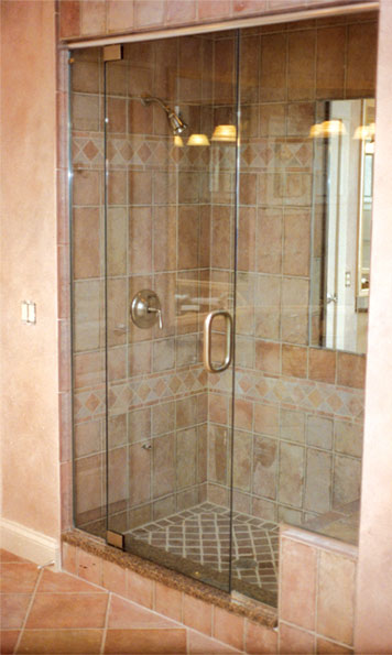 Glass shower door deals replacement